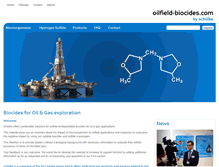 Tablet Screenshot of oilfield-biocides.com